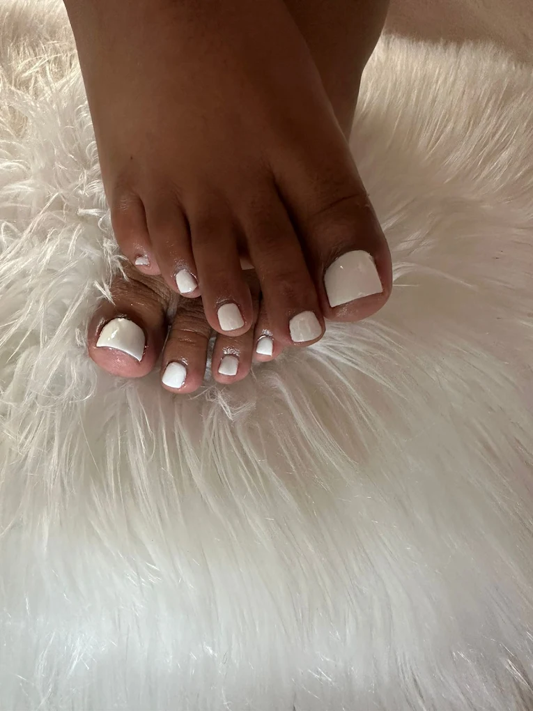 Pristine White Pedicure